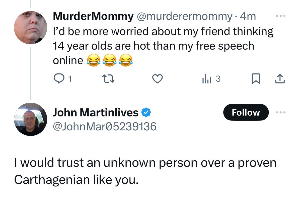 murderermommy's tweet photo. This man defends pedophilia #pedowatch https://t.co/QSv2Cffnz2