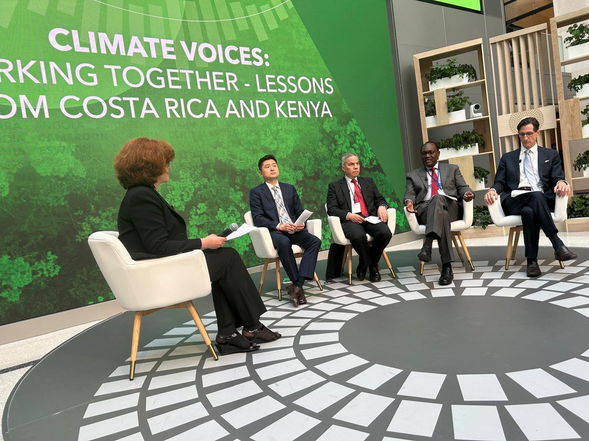 This week, CS @KeTreasury & I are leading the Kenya delegation in Washington DC to attend 2024 IMF World Bank Spring Meetings. Yesterday, I participated in a panel discussion on “Climate Voices: Working Together––Lessons from Costa Rica and Kenya”.