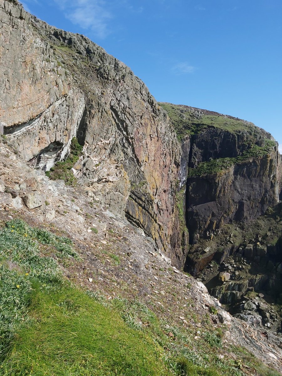 Day 1 Anglesey - Looking at exposed cliff faces with fold deformation today!