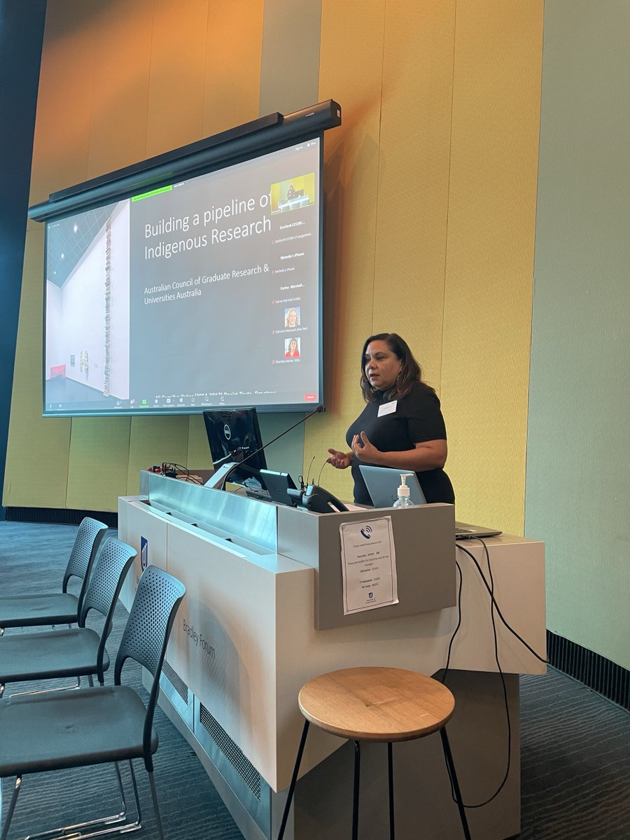 Great discussions at the Building a pipeline of Indigenous researchers workshop today hosted by UA and @GradResearch_au at @UniversitySA.