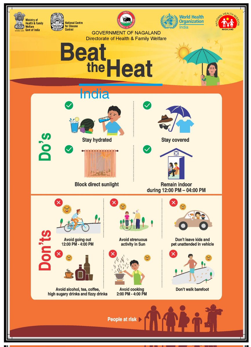 Stay hydrated, eat light, and make smart choices to beat the summer heat. #BeatTheHeat☀️ #Precaution #Prevention