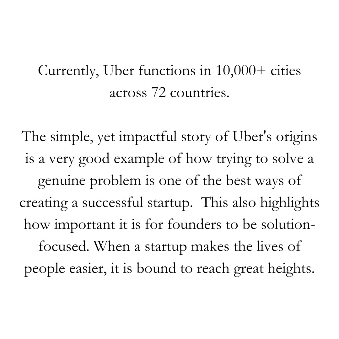 Uber: From an epiphany to an idea to a reality.

#FromTheArchives #uber #successstory #UberJourney #inflectionpointventures #ipv #founders #investors #techtransformation

Image Credits: Medium