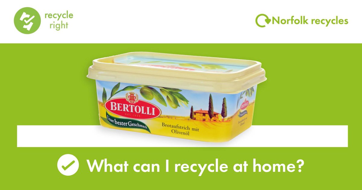 Please make sure to rinse and dry plastic food tubs, pots and trays before placing in your recycle bin. Remember that by doing so we all limit the risk of spoiling other recyclable items, being covered in food and being wet is not good for your bin. #RecycleRight ♻️