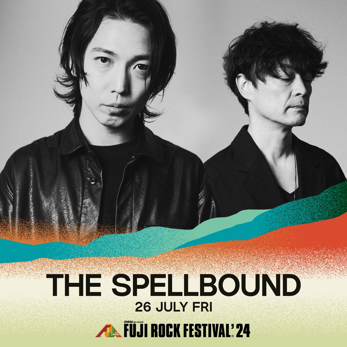 ⚡️THE SPELLBOUND
ライブバンドとして唯一無二の存在感を知らしめる #THESPELLBOUND
始動1年目から #フジロック をはじめ様々なロックフェスに出演を果たす🔥
「すべてがそこにありますように。」はテレビアニメ『ゴールデンカムイ』ED主題歌に起用🙌

▶️ fujirockfestival.com/artist/detail/…
#fujirock