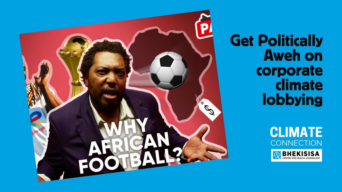 .@politicallyaweh’s take on @TotalEnergies’ support for the Afcon football tournament is a case study in #sportswashing, #astroturfing and #frontgroups. Learn about SA’s #corporateclimatelobby. mailchi.mp/bhekisisa.org/…