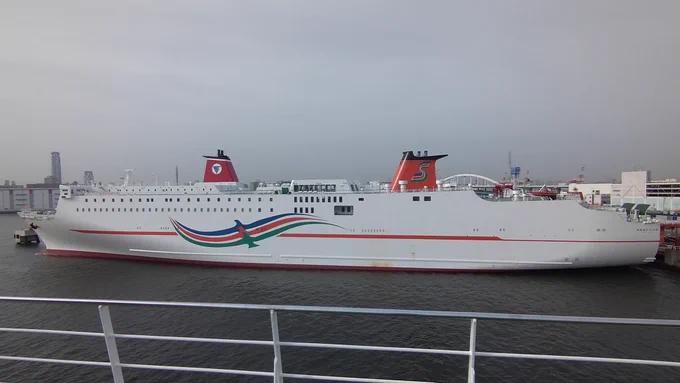 一人でフェリー乗るは初めて。 
