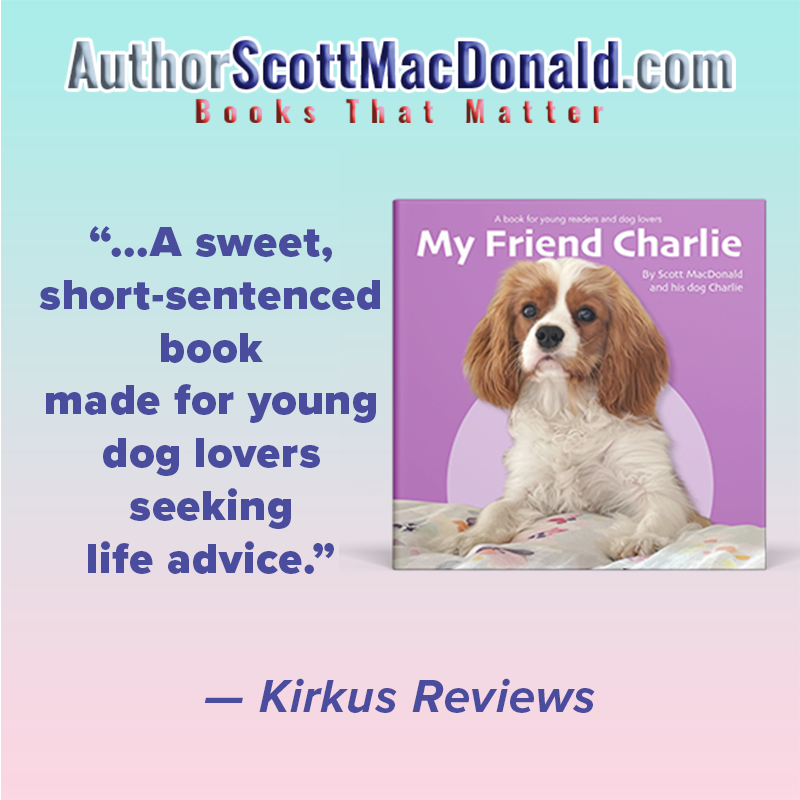 indiebookpromos's tweet image. via Scott MacDonald .@scottmacnotes 

My latest book, MY FRIEND CHARLIE 🐶, is now available! geni.us/MyFriendCharlie

My Friend Charlie is a picture and cartoon book for young readers and dog lovers. Cartoons are drawn by well-known cartoonist Marty Bucella. 

#ChildrensBooks