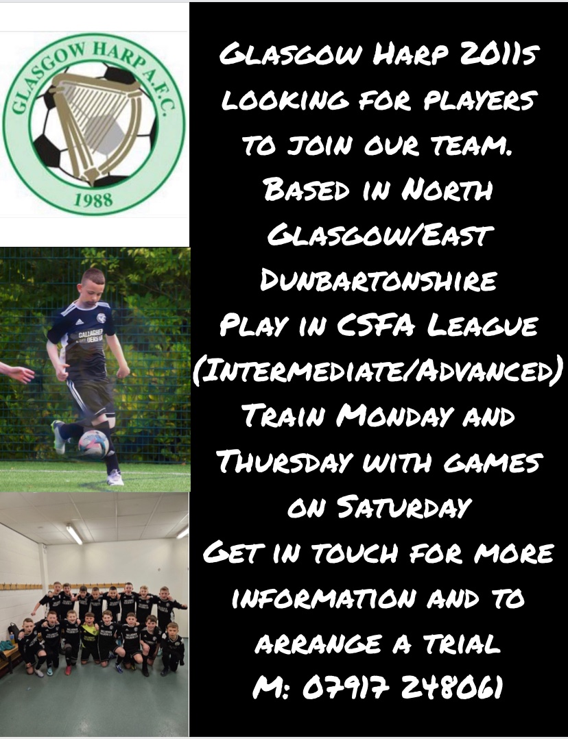 The rebuild for 2024-25 starts now! Looking for players born in 2011 or 2012 to come in and join our team. If you are looking for a new challenge get in touch @TeamfinderScot1
