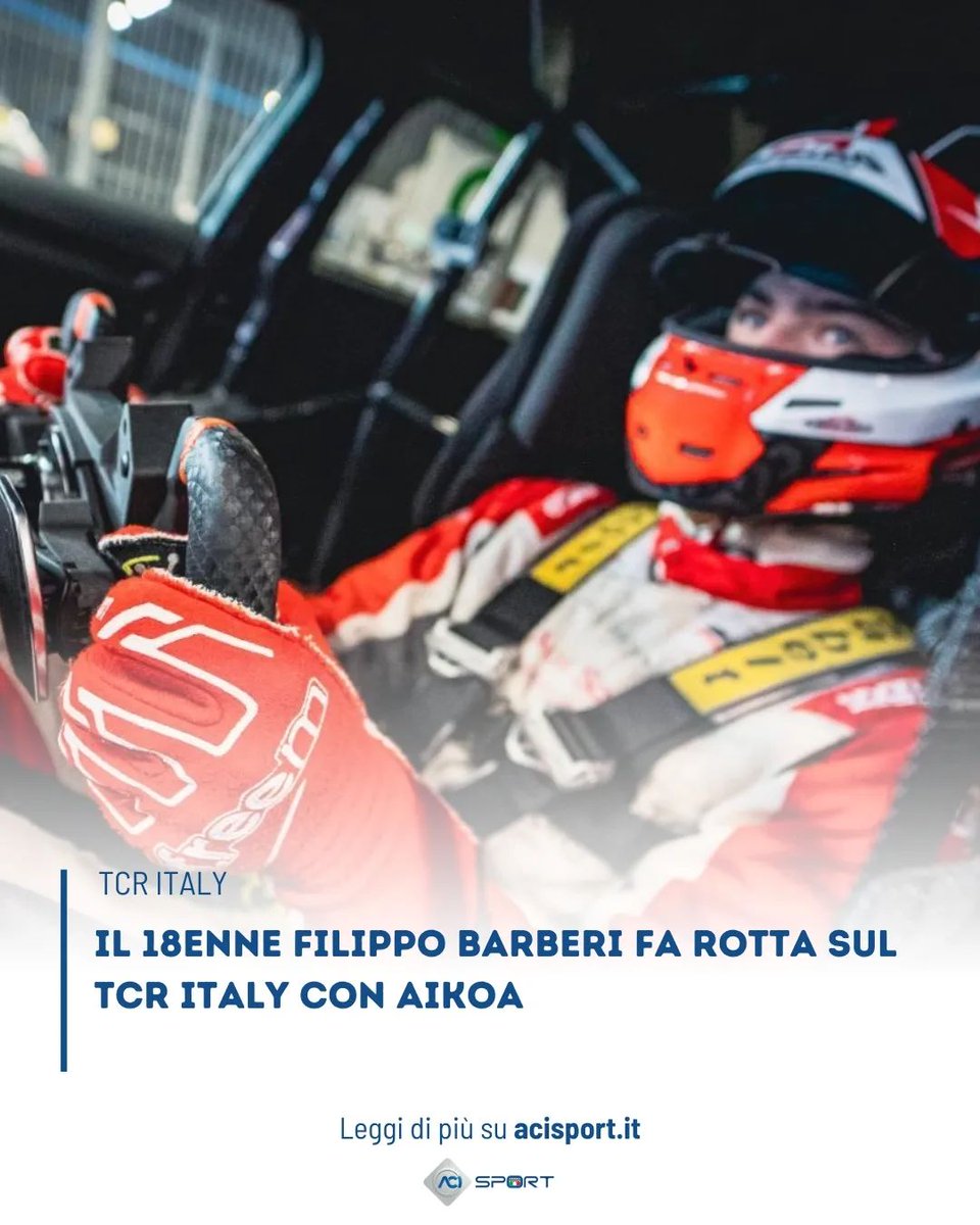 TCR Italy e TCR DSG (@tcritaly) on Twitter photo Medaglia d'argento nella categoria DSG nel 2023, Filippo Barberi è pronto a passare al sequenziale quest'anno con Aikoa Racing.
➡️acisport.it/.../barberi%3A…
#ACISport #TCRItaly <a href="/Hankook_Sport/">Hankook Tire Motorsports Official</a> Medaglia d'argento nella categoria DSG nel 2023, Filippo Barberi è pronto a passare al sequenziale quest'anno con Aikoa Racing.
➡️acisport.it/.../barberi%3A…
#ACISport #TCRItaly <a href="/Hankook_Sport/">Hankook Tire Motorsports Official</a>