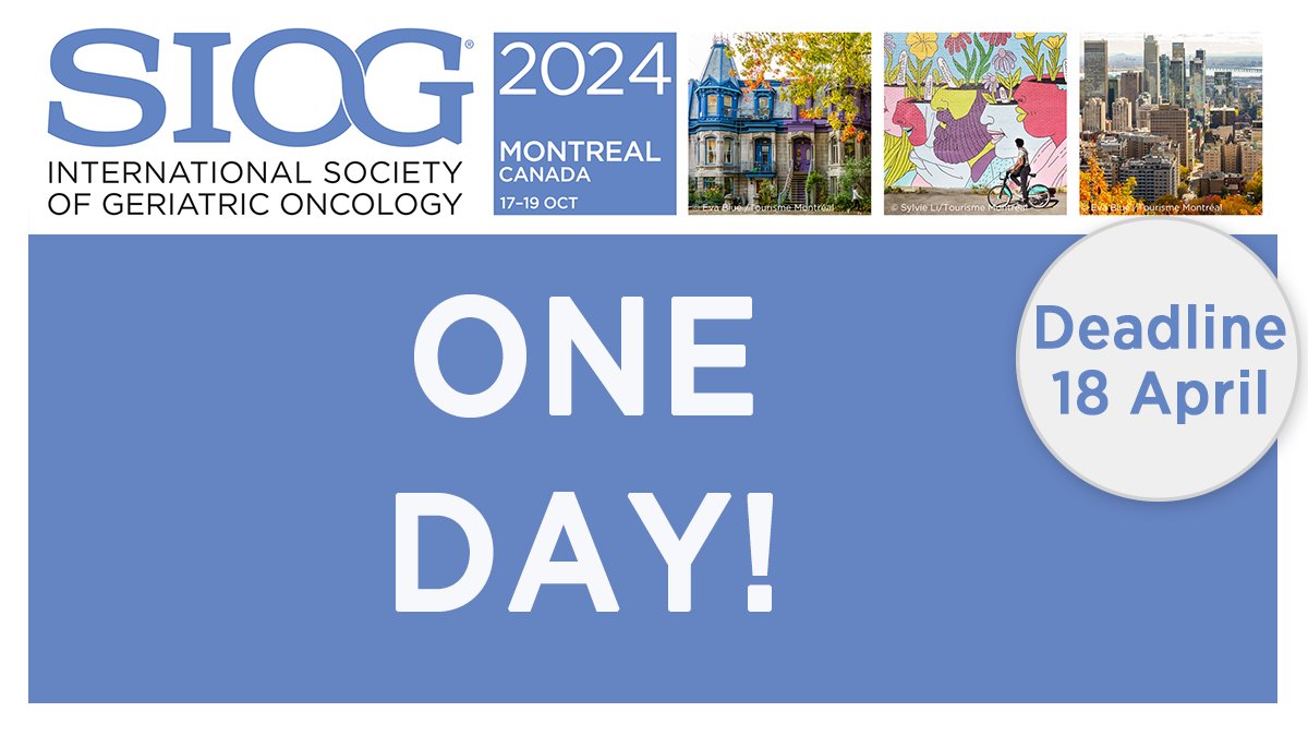 #SIOG2024 Send in your abstract right now to seize the chance to showcase your work to a knowledgeable audience! The deadline for submitting an abstract is tomorrow, April 18! Use this link to submit your abstract: loom.ly/cZOObdc