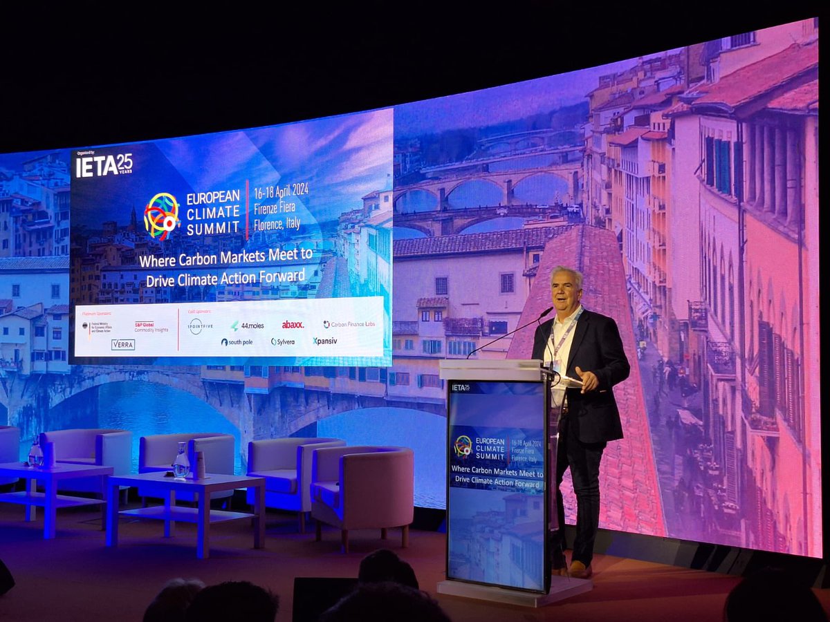IETA's tweet photo. We have lift off at IETA’s Europe Climate Summit! Celebrating 25 years of IETA making net zero possible. 
#netzero #carbonmarkets https://t.co/kO1MxSZfrG