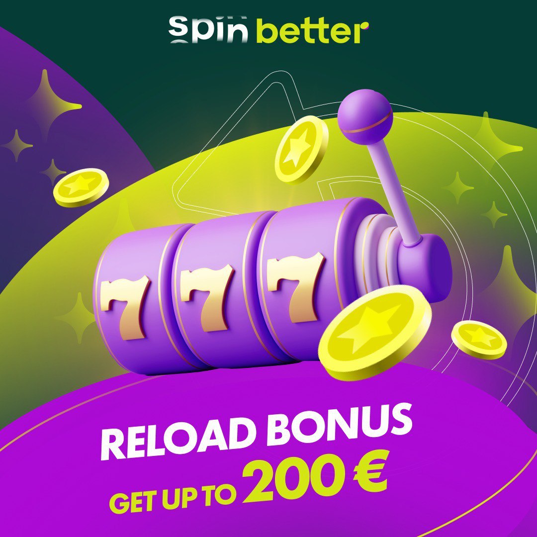 Today is Wednesday, which means it's time to get a reload bonus up to €200 + 50 free spins. 

😊 The bonus is automatically activated when you deposit from €15 on Wednesday from 00:01 to 23:59.

Ckick spinbetredir.com/245f?p=%2Foffi…