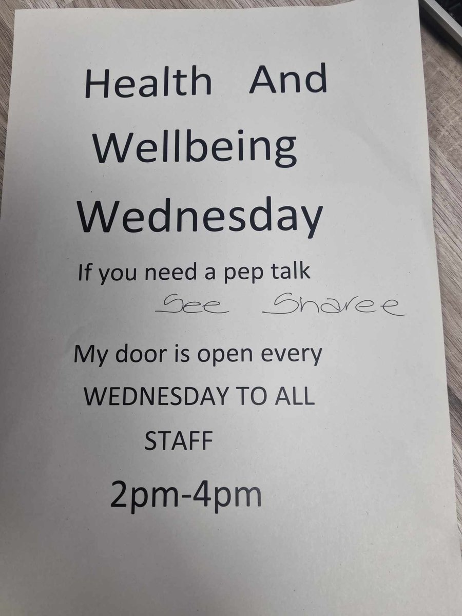 Wellbeing Wednesday on Hyndburn Ward @teamhyndburn today 2pm - 4pm with @Sharee88532407 for all staff #Wellbeing pop in if you can 😊@chrisbrewer7