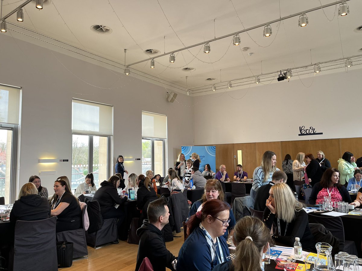 Great to have a room full of providers and partners for our National Framework Conference in Linlithgow! 💙 We are looking forward to a day of learning and sharing of great ideas 🤝 #LearnToSwim