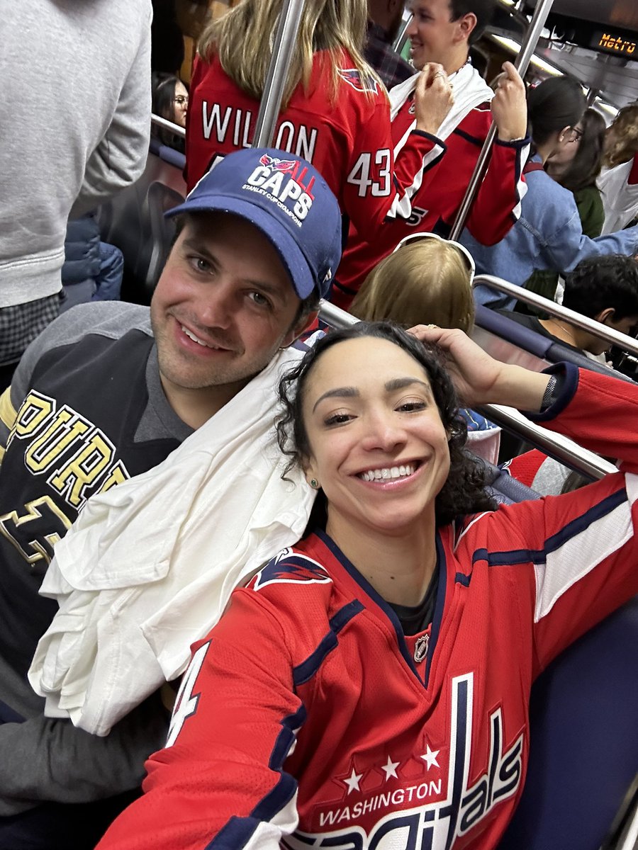 Woke up to the good news that the @Capitals made the playoffs !! Here’s proof @AdamTuss was cheering for the caps even before the flyers were out. This game did give us a point for the playoffs … #ALLCAPS  @NatsCaptObvious