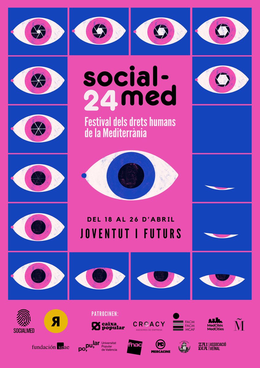 Festival SOCIALMED (@festsocialmed) on Twitter photo La cuarta edición del <a href="/FestSocialMed/">Festival SOCIALMED</a> 🎞 se celebrará del 18 al 26 de abril bajo el lema 'Juventud y futuros'.
👉 El objetivo del festival es resaltar la importancia de la gente joven en la defensa de los #DDHH.
🔗festivalsocialmed.com La cuarta edición del <a href="/FestSocialMed/">Festival SOCIALMED</a> 🎞 se celebrará del 18 al 26 de abril bajo el lema 'Juventud y futuros'.
👉 El objetivo del festival es resaltar la importancia de la gente joven en la defensa de los #DDHH.
🔗festivalsocialmed.com