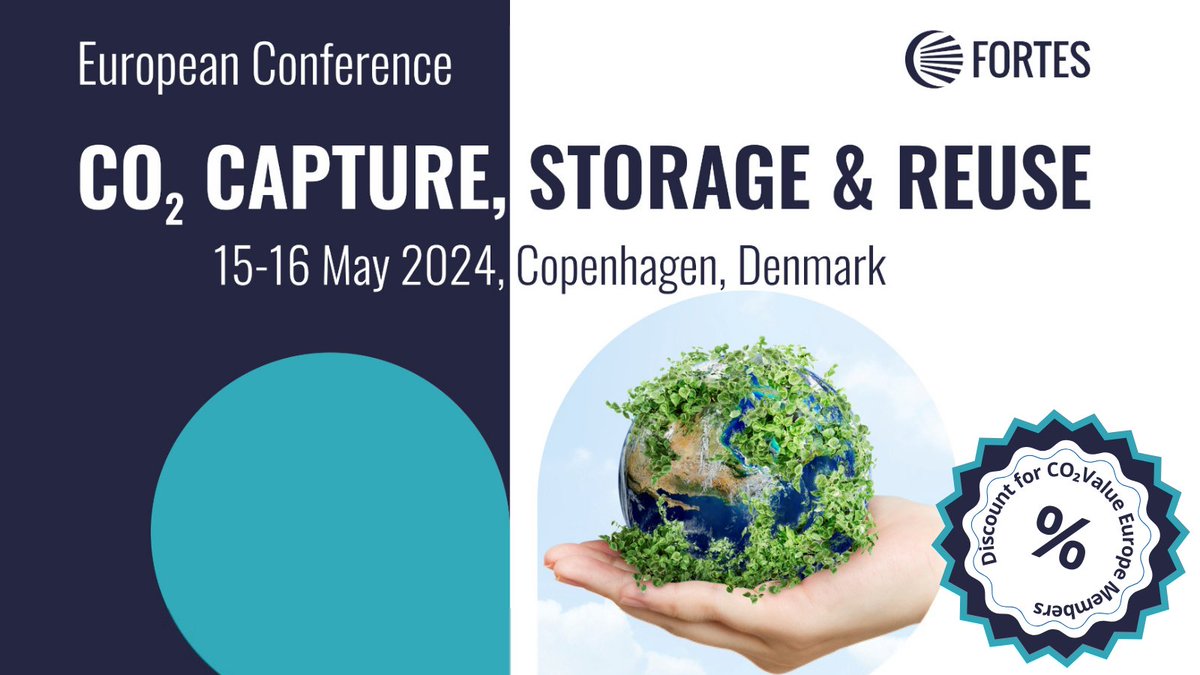 The CO2 Capture, Storage & Reuse is a 2-day event offering an overview of #CO2Capture, including industry & end-user perspectives and projects' case studies. Join us on May 15 at 11 am for our Senior Policy Officer @FranklinStreich presentation! Info ➡️ bit.ly/4cZZ1cQ.