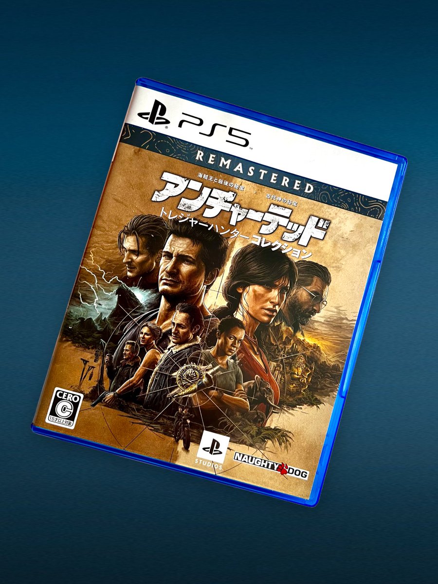 The Japanese text with your incredible artwork looks amazing as well. The cover for Uncharted: Legacy of Thieves is easily one of my favourites of all time. ❤️