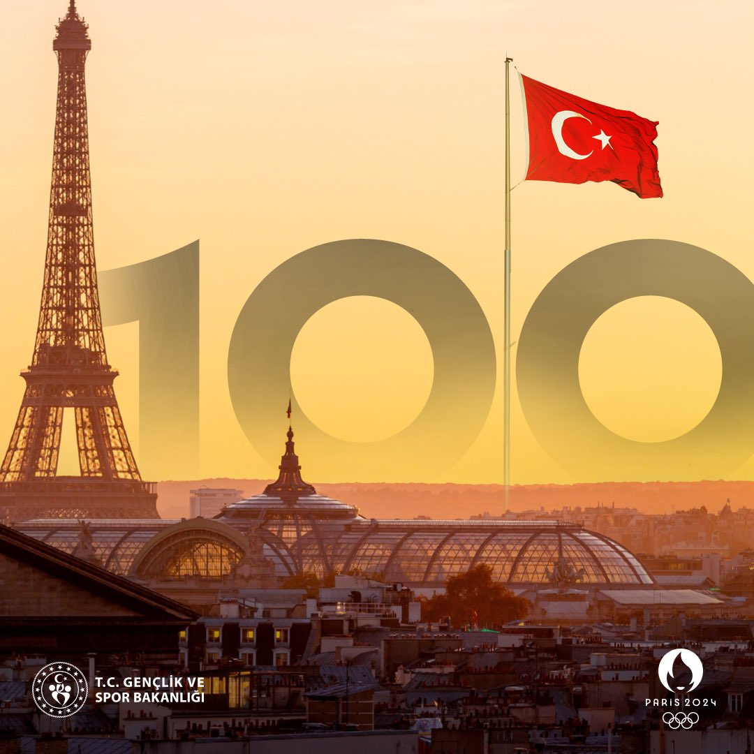 Tarih sayfalarına altın harflerle yazılacak yepyeni başarılar için son 100 gün! Türk milleti sizinle!🇹🇷#TeamTürkiye