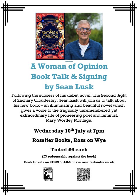 Very happy to announce another new event - this time with @seanlusk1 in #rossonwye 🎟️ticketsource.co.uk/rossiterbooks/… @TransworldBooks #AWomanofOpinion