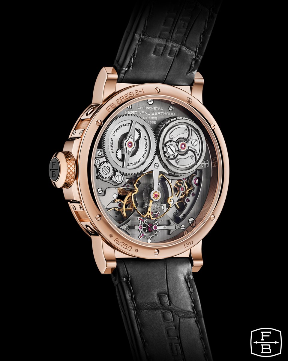 The Chronomètre FB 2RES.1-1 with a round case in 18-carat rose gold and a satin-brushed anthracite dial is one of the variations offered by the manufacture.

#FerdinandBerthoud