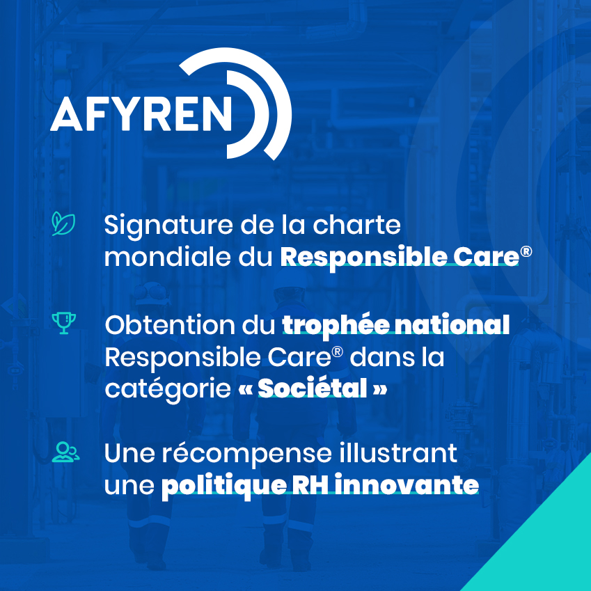 🏆 @Afyren s’engage pour le Responsible Care® et reçoit un trophée dans la catégorie « Sociétal » 

➡️ newcontact.eu/secure/media/c…

$ALAFY #greentech #chimieverte #responsiblecare