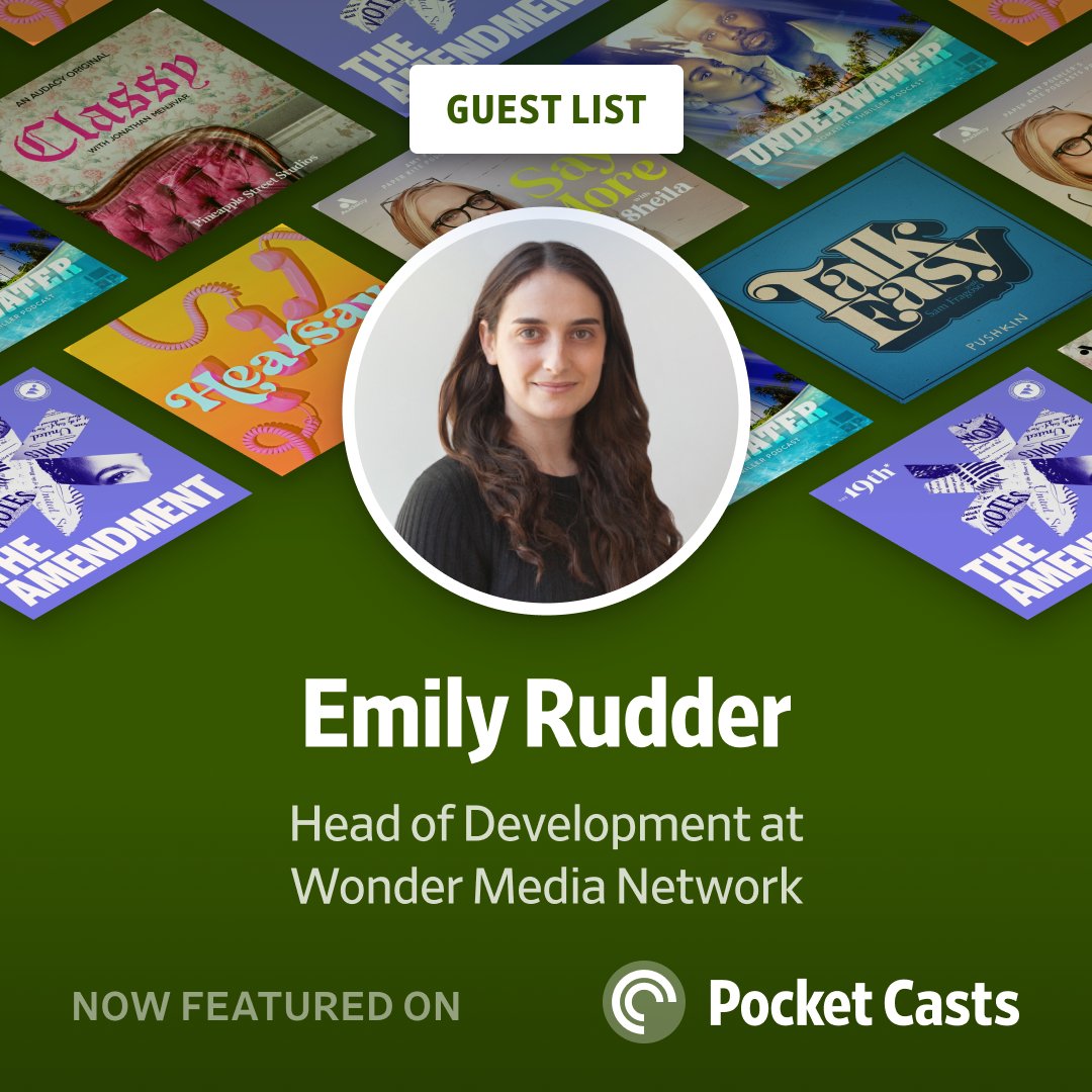 The Head of Development at @wmnmedia, Emily Rudder, has curated a fantastic list of some of her favorite podcasts for us! Check it out in-app or on our blog. Thanks, @EmRuddz! blog.pocketcasts.com/emily-rudder