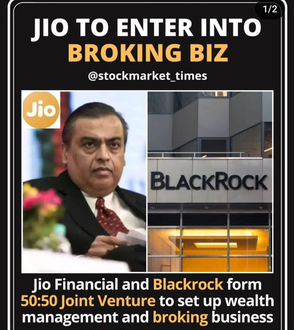 Negative brokerage soon: Get rewards to place orders?

#jio #JioFinancialServices #BlackRock #Zerodha #Ambani