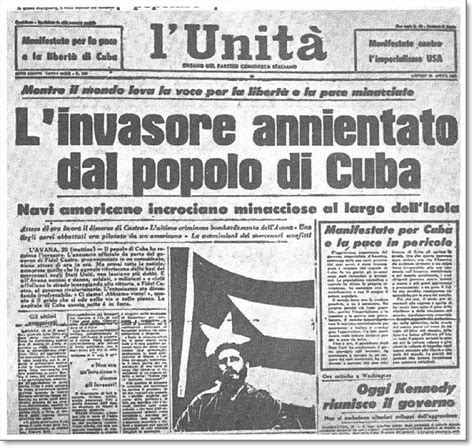 L'invasione della #BaiadeiPorci fu il fallimentare e vile tentativo di rovesciare il governo di Fidel Castro a #Cuba, messo in atto dalla CIA tramite un gruppo di vigliacchi esuli cubani.
#17aprile 1961
#VivaCuba 
#VivaLaRevolucion