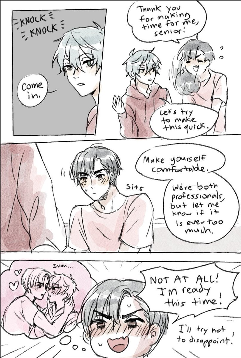 Pt 2 continuation of Actor AU comic ๐ซฃ the "one on one time with Till". #ALNST #ivantill