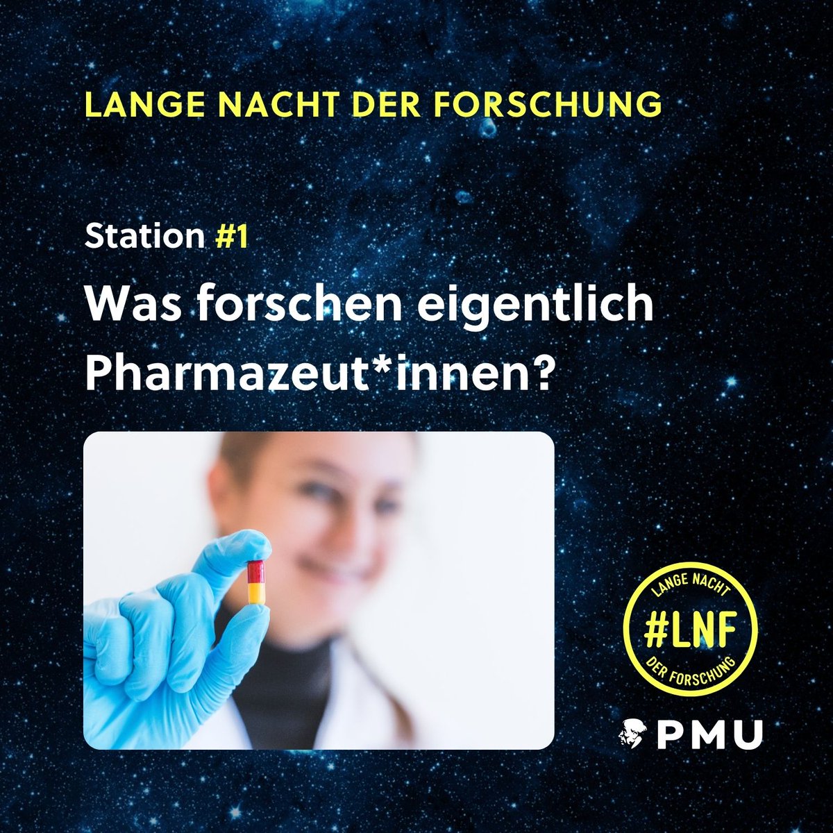 🔹 Lange Nacht der Forschung / Station #1 Was forschen eigentlich Pharmazeut*innen?🔹🔬 ⚗️ ⚕️ Alle Infos unter 👉👉 langenachtderforschung.at ⏰ 24. Mai 📍 PMU-Campus, Strubergasse 21, Salzburg Bild: Patrick Daxenbichler #lnf #paracelsusuniversity #langenachtderforschung #lnf24