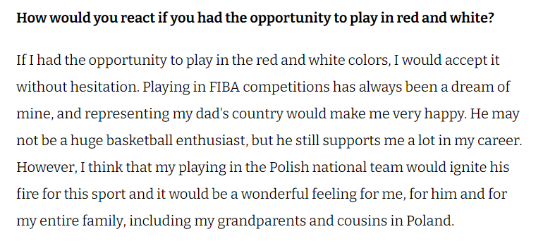 🇵🇱 2024 6-5 G Aleksander Pachucki has expressed interest in playing internationally for Poland in this Q&A with @superbasketpl 🔗 super-basket.pl/aleksander-pac… The Fordham commit has posted impressive scoring numbers for Hoosac this year, including a 48-point outing vs Putnam Science