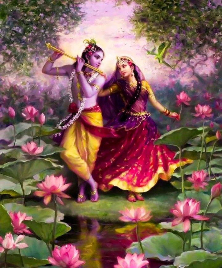 The only true love in this universe 😍 
RadhaKrishna ♥️