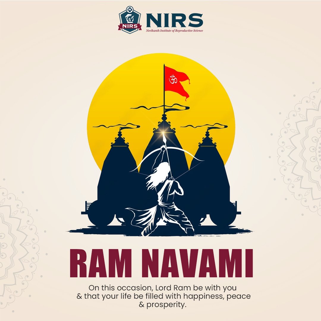 NirsAcademy's tweet photo. Happy Ram Navami! 
May Ram Navami bring you peace and happiness...... . . . .
.
.
.
.
.
#Ramnavami #Ramnavami2024 #Festtival #Festivalpost https://t.co/XtwamzWThr