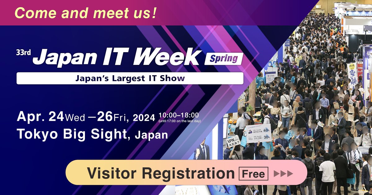 ASRock Rack Inc. is exhibiting at the 2024 Japan IT Week Spring from April 24-26 at Tokyo Big Sight (Booth No. 21-12).

🚀Experience the future of computing firsthand at the 2024 JP IT Week with us, where you will find cutting-edge server hardware. reurl.cc/va15GL
