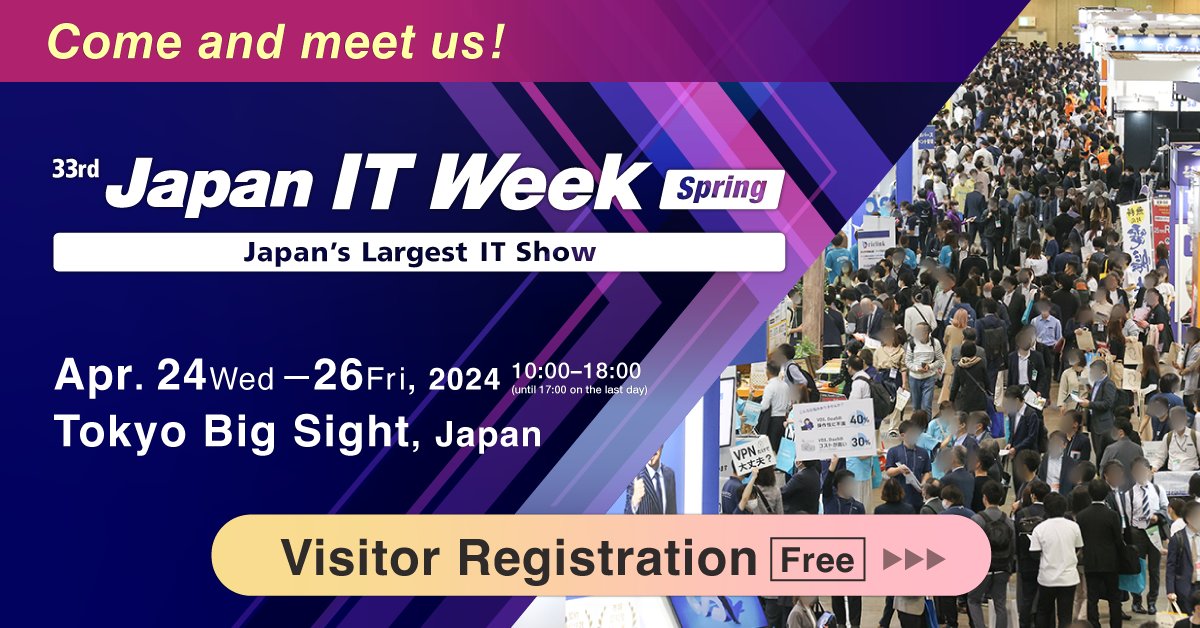 ASRock Rack Inc. is exhibiting at the 2024 Japan IT Week Spring from April 24-26 at Tokyo Big Sight (Booth No. 21-12). 🚀Experience the future of computing firsthand at the 2024 JP IT Week with us, where you will find cutting-edge server hardware. reurl.cc/va15GL