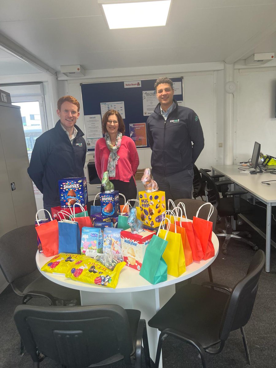 Over the Easter period, ourteams across the country helped to spread some joy in the communities we work in and around, donating more than 130 Easter eggs to @White_Lodge, Daybreak Respite Centre, Dementia Carers, Clubhouse Project, and Runnymede Family centre.