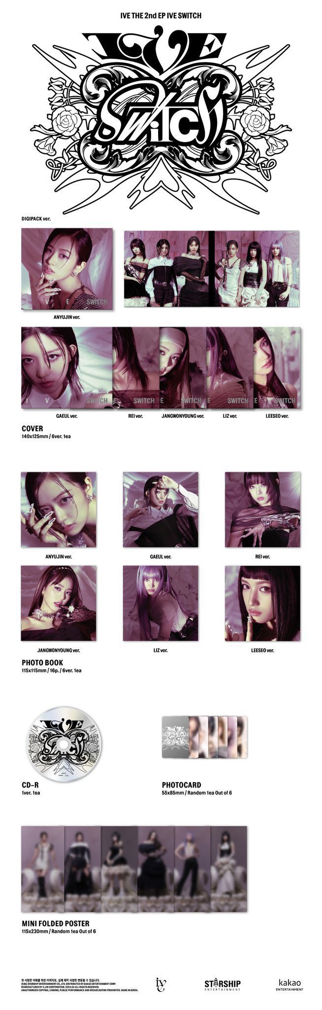 【新品未開封】IVE switch デジパック Amazon.co.jp: アイブ IVE - 2nd EP Ive Switch Digipak Limited