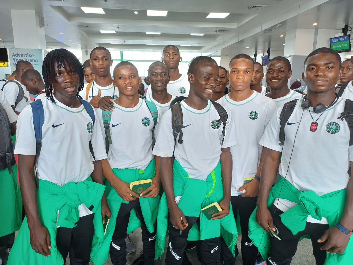 Francis Achi (@totorimaster) on Twitter photo The journey for a fresh set of Golden Eaglets begins in Abuja today.
Wednesday is the arrival of 51 players invited to the camp. Training will commence on Thursday. <a href="/thenff/">The NFF 🇳🇬</a> <a href="/NGSuperEagles/">🇳🇬 Super Eagles</a> <a href="/QualityQuadry/">MR OLAWALE QUADRI 🇳🇬</a> <a href="/OlaFresh98/">Olaoluwa Aro</a> The journey for a fresh set of Golden Eaglets begins in Abuja today.
Wednesday is the arrival of 51 players invited to the camp. Training will commence on Thursday. <a href="/thenff/">The NFF 🇳🇬</a> <a href="/NGSuperEagles/">🇳🇬 Super Eagles</a> <a href="/QualityQuadry/">MR OLAWALE QUADRI 🇳🇬</a> <a href="/OlaFresh98/">Olaoluwa Aro</a>