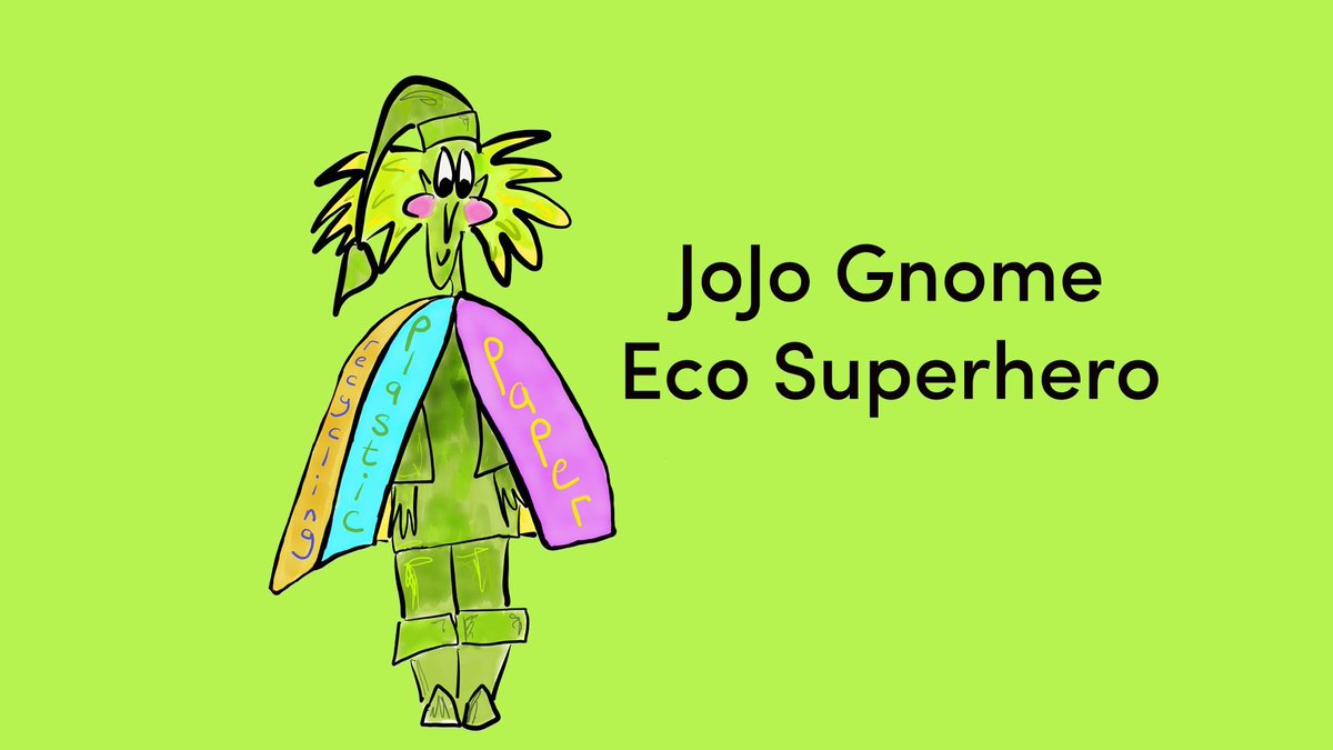 Check out the fun film that @BlackfriarsP made with me about recycling. You'll find their film and lots of other story resources for early years on the JoJo Gnome Eco page. buff.ly/3JnluTO #recycling #eco #earlyyears @fifsross @martinshields1