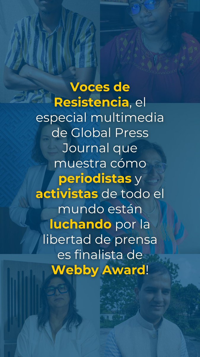 AlineSuarezDR's tweet photo. ¡Apoyemos a que este increíble especial sobre la libertad de prensa gane! 

https://t.co/0qNVqA8kfx https://t.co/vTme5pbfjh