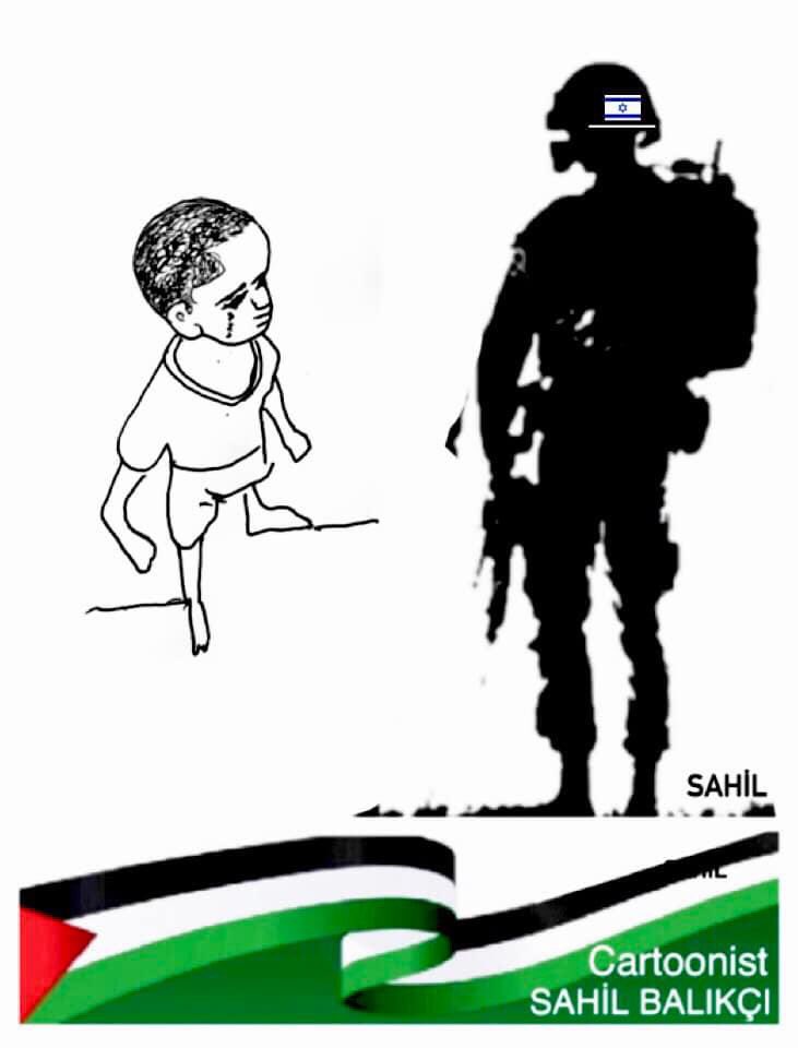 #Palestine_Genocide #RTErdoğan #Gaza_in_Genocide #EndIsraelGenocide #Rafah_under_attacke #Putin #RafahUnderAttack #Europa #GazaGaza STOP THE GAZA GENOCIDE 

Cartoonist Sahil Balıkçı, Türkiye 🇹🇷