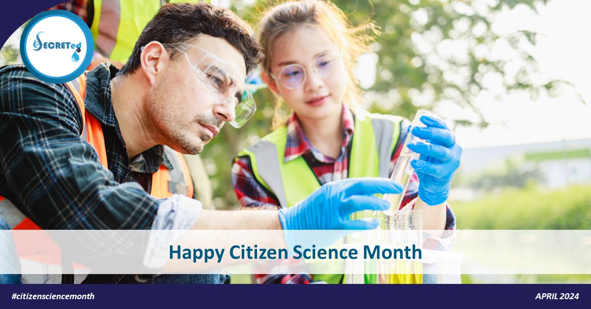🔬💦Excited to celebrate #CitizenScienceMonth with @SECRETedH!💦🔬

🎊April is all about celebrating the power of citizen science in research, education, and community engagement. Let's come together to make a difference in science!🌍🤝

#H2020 #CitizenScienceMonth #scienceforall