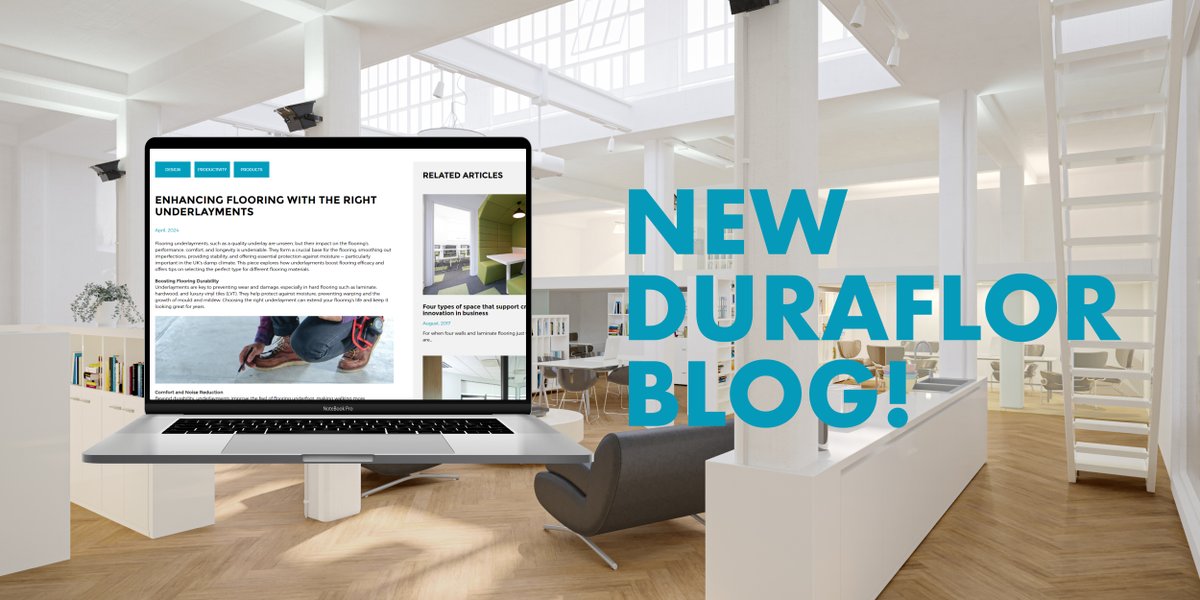 Check out the latest Duraflor Blog - 'Enhancing Flooring with the Right Underlayments' Click here to read now: duraflor.com/practical_desi… #Flooring #Article #Blog #Contractors #Construction #Underlay