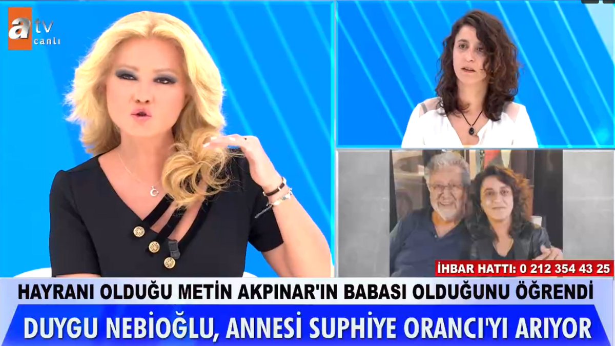 Metin Akpınar'ın kızı Duygu Nebioğlu, annesi Suphiye Orancı'yı bulmak için Müge Anlı'ya çıktı.
#mügeanlı #duygunebioğlu #metinakpınar