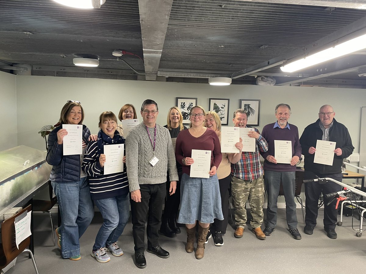 So proud of this lot! Some of our students from ‘Garden to Plate’ course we ran <a href="/SLCek/">South Lanarkshire College</a> funded by LANCAN, although the course is finished they will all stay on and become  guardians of ‘Friends of SLC Horticulture Garden’ #sustainable #teamwork #community