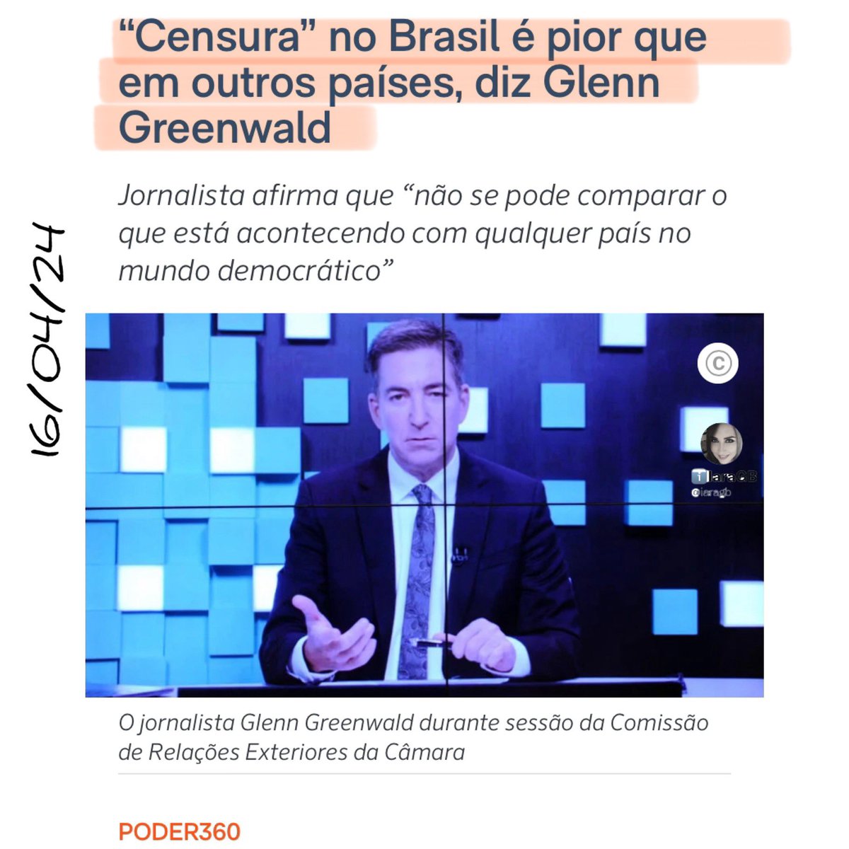 Tudo bem que nesta situação está correta a fala. Não posso deixar de comparar com a VazaJato que chantageou e calou pessoas. Não é censura também⁉️