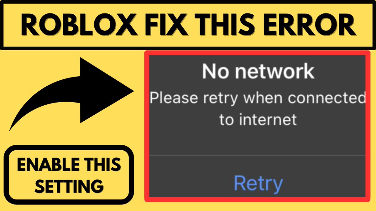Here's how to fix Roblox No Internet Error geekermag.com/roblox-please-… #Roblox #GamingNews #geekermag