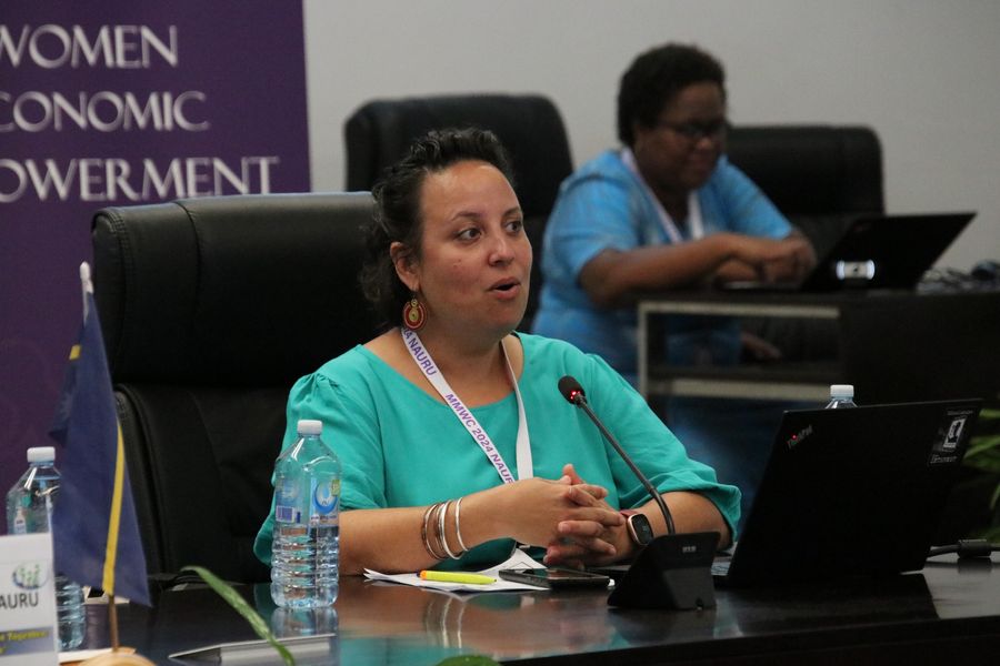 Intersecting issues such as violence, health, disability, culture &amp; education impact women’s economic empowerment #WEE - Tara Chetty, Manager Programmes PWL at SPC @ Micronesian Ministers for Women Conference hosted by <a href="/Republic_Nauru/">Republic of Nauru</a> w/ <a href="/ForumSEC/">Pacific Islands Forum</a> <a href="/spc_cps/">Pacific Community</a> DFAT
#MMWC
<a href="/DFATNauru/">Nauru Department of Foreign Affairs and Trade</a>