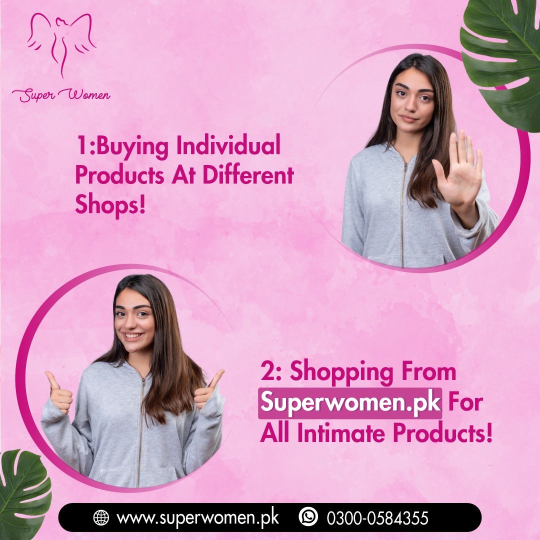 Superwomen.pk is your One-stop shopping solution for all intimate care products. Order for Safe and On-time delivery!

#superwomenpakistan #femininehygiene #hygineproduct #shppingsolution #samedaydelivery